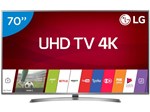 Smart TV 4K LED 70” LG 70UJ6585 Wi-Fi HDR - Conversor Digital 4 HDMI 2 USB