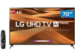 Ficha técnica e caractérísticas do produto Smart TV 4K LED 70” LG 70UM7370PSA Wi-Fi - Inteligência Artificial Controle Smart Magic