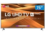Ficha técnica e caractérísticas do produto Smart TV 4K LED 75” LG 75UM7570PSB Wi-Fi HDR - Inteligência Artificial Controle Smart Magic