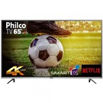 Ficha técnica e caractérísticas do produto Smart TV 65" LED Philco PTV65F60DSWN, 4K Ultra HD, 3HDMI, 2USB, Netflix