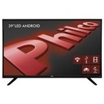 Ficha técnica e caractérísticas do produto Smart TV 39" LED Philco, 2 HDMI, 2 USB, Ginga, MidiaCast - Bivolt