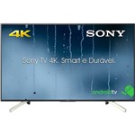 Smart TV Android LED 49" Sony KD-49X755F Ultra HD 4k com Conversor Digital 4 HDMI 3 USB 60Hz - Preta