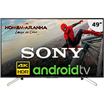 Ficha técnica e caractérísticas do produto Smart TV Android LED 49" Sony KD-49X755F Ultra HD 4k com Conversor Digital 4 HDMI 3 USB 60Hz - Preta