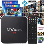 Ficha técnica e caractérísticas do produto Smart TV Box Android 6.0 MXQ 4K Pró