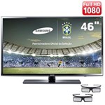 Ficha técnica e caractérísticas do produto Smart TV 3D LED 46” Full HD Samsung 46FH6203 com Função Futebol, Clear Motion Rate 240Hz, Wi-Fi e 2 Óculos 3D