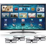 Smart TV 3D LED 46" Samsung 46ES6800 Full HD - 3 HDMI 3 USB 600Hz 4 Óculos 3D