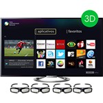 Smart TV 3D LED 46" Sony KDL-46W955A Full HD 4 HDMI 3 USB DLNA 960Hz Wi-Fi + 4 Óculos 3D