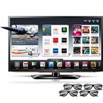 TV 42" Cinema 3D LED LG 42LM6200 Full HD com Smart TV, Conversor Digital, Entradas HDMI e USB e 4 Óculos 3D
