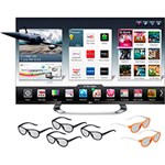 Smart TV 3D LED 47" LG 47LM7600 Full HD - 4 HDMI 3 USB 240Hz HDTV DTV DLNA Wi-Fi Integrado + Magic Remote + 4 Óculos 3D ...