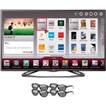 Smart TV 3D LED 55" LG 55LA6214 Full HD 3 HDMI 3 USB 120Hz + 4 Óculos 3D