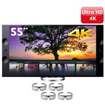 Ficha técnica e caractérísticas do produto Smart TV 3D LED 55” 4K Sony XBR-55X905A com Motionflow XR 960Hz, Processador X-Reality Pro, Wi-Fi, S-Force Front Surround 3D com 65W e 4 Óculos 3D