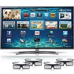 Smart TV 3D LED 55" Samsung 55ES6800 Full HD - 3 HDMI 3 USB 600Hz 4 Óculos 3D