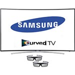 Smart TV 3D LED 55" Samsung 55H8000 Full HD Curva 4 HDMI 3 USB 1200Hz + 2 Óculos 3D