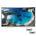 Ficha técnica e caractérísticas do produto Smart TV 3D LED Curved 48” Full HD Samsung UN48H8000 com 1200Hz Clear Motion Rate e 2 Óculos 3D