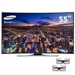 Ficha técnica e caractérísticas do produto Smart TV 3D LED Curved 55” 4K Ultra HD Samsung UN55HU8700 com UHD Upscalling, 1200Hz Clear Motion Rate e 2 Óculos 3D