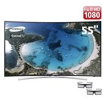 Ficha técnica e caractérísticas do produto Smart TV 3D LED Curved 55” Full HD Samsung UN55H8000 com 1200Hz Clear Motion Rate e 2 Óculos 3D