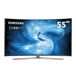 Ficha técnica e caractérísticas do produto Smart TV 3D LED Curved 55" Ultra HD 4K Samsung 55JS9000 com Connect Share Movie, UHD Uscaling, Wi-Fi, Entradas HDMI e USB