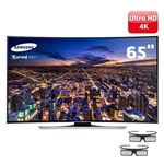 Ficha técnica e caractérísticas do produto Smart TV 3D LED Curved 65” 4K Ultra HD Samsung UN65HU8700 com UHD Upscalling, 1200Hz Clear Motion Rate e 2 Óculos 3D