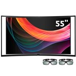 Ficha técnica e caractérísticas do produto Smart TV 3D OLED 55” Full HD Samsung KN55S9 com Wi-Fi, Conversor Digital e Multi View