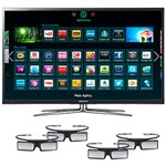 Ficha técnica e caractérísticas do produto Smart TV 3D Plasma 64" Samsung PL64E8000 Full HD - 3 HDMI 3 USB 600Hz 4 Óculos 3D