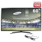 Ficha técnica e caractérísticas do produto Smart TV 3D Slim LED 60” Full HD Samsung 60F6400 com Função Futebol, 120Hz Auto Motion Rate e Wi-Fi