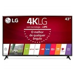 Ficha técnica e caractérísticas do produto Smart TV LED 43" LG 43UJ6300, Ultra HD 4K, Wi-Fi, Painel IPS, HDMI, USB