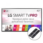 Ficha técnica e caractérísticas do produto Smart TV LED 43 LG Full HD Conversor Digital 2 Controles + Suporte Parede 43LJ551C