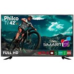 Ficha técnica e caractérísticas do produto Smart TV LED 42" Philco PTV42E60DSWNC Full HD USB HDMI - Bivolt