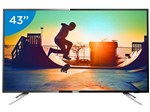 Smart TV LED 43” Philips 4K/Ultra HD 43PUG6102/78 - Conversor Digital Wi-Fi 4 HDMI 2 USB DTVi