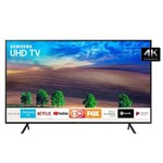 Ficha técnica e caractérísticas do produto Smart TV LED 43" Samsung UN43NU7100GXZD 4K Ultra HD HDR com Wi-Fi, 2 USB, 3 HDMI e 120Hz