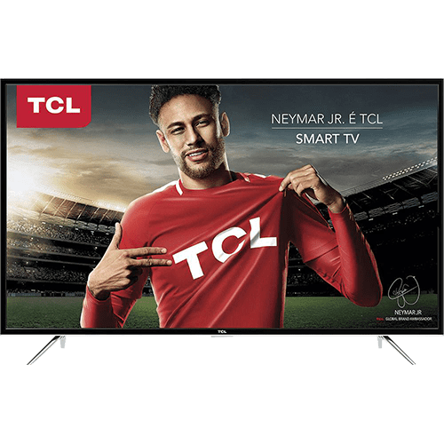 Smart TV LED 43'' TCL L43S4900FS Full HD com Conversor Digital 3 HDMI 2 USB Wi-Fi 60Hz - Preta