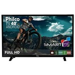 Ficha técnica e caractérísticas do produto Smart TV LED 40" Philco PH40E20DSGWA Full HD com Conversor Digital 2 USB 3 HDMI Wi-Fi Android - Preta