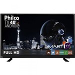 Ficha técnica e caractérísticas do produto Smart TV LED 40" Philco PH40E60DSGWA, Full HD, 2 HDMI, 2 USB