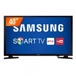 Ficha técnica e caractérísticas do produto Smart TV LED 40 Polegadas Samsung Full HD HDMI USB UN40J5200
