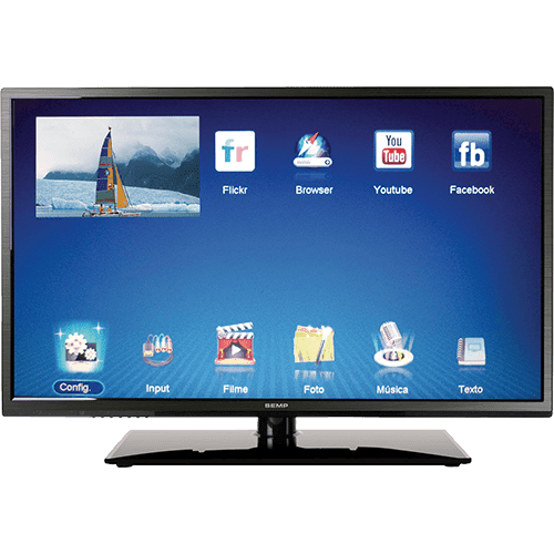 Smart TV LED 40'' Semp Toshiba TCL DL4077I Full HD 2 HDMI 2 USB 60Hz