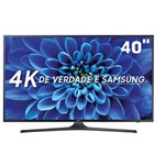 Ficha técnica e caractérísticas do produto Smart TV LED 40" Ultra HD 4K Samsung 40KU6000 com HDR Premium, Quadcore, Upscaling, Wi-Fi, Entradas HDMI e USB