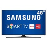 Ficha técnica e caractérísticas do produto Smart TV LED 48" Full HD Samsung 48J5300 com Connect Share Movie, Screen Mirroring, Wi-Fi, Entradas HDMI e USB