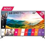 Smart TV LED 49" LG UHD49UJ6565 Ultra HD 4k com Conversor Digital 4 HDMI 2 USB Wi-Fi Painel Ips 4K com Upscaler 4K Webos...