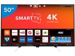 Smart TV LED 50” AOC 4K/Ultra HD LE50U7970 - Conversor Digital Wi-Fi 4 HDMI 2 USB