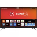 Smart TV LED 50" AOC L43S4900, Full HD 4K, Wifi, USB, HDMI - Bivolt