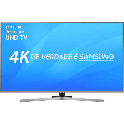 Smart TV LED 50" UHD Samsung 50NU7400 Ultra HD 4k com Conversor Digital 3 HDMI 2 USB Wi-Fi Visual Livre de Cabos Control...