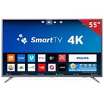 Ficha técnica e caractérísticas do produto Smart TV LED 55" 55PUG6513 Philips, 4K HDMI USB com Sistema SAPHI e Wi-Fi Integrado