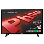 Ficha técnica e caractérísticas do produto Smart TV LED 55" Full HD Android com USB/HDMI Philco