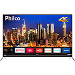 Ficha técnica e caractérísticas do produto Smart TV LED 55" Philco PTV55G50SN Ultra HD 4k com Conversor Digital 3 HDMI 2 USB Wi-Fi Soundbar Embutido 60Hz Preta