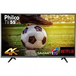 Ficha técnica e caractérísticas do produto Smart TV LED 55" Philco PTV55U21DSWNT, 4K Ultra HD, Wi-Fi, 2 USB, 3 HDMI
