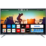 Ficha técnica e caractérísticas do produto Smart TV LED 55" Philips 55PUG6513/78 Ultra HD 4k com Conversor Digital 3 HDMI 2 USB Wi-Fi 60hz - Prata