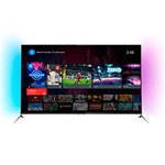 Smart TV LED 55" Philips 55PUG7100/78 Ultra HD 4K com Conversor Digital Android Dual Core 4 HDMI 3 USB Ambilight