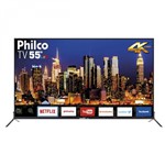 Ficha técnica e caractérísticas do produto Smart TV LED 55'' PTV55Q50SNS Ultra HD 4k ELED Philco