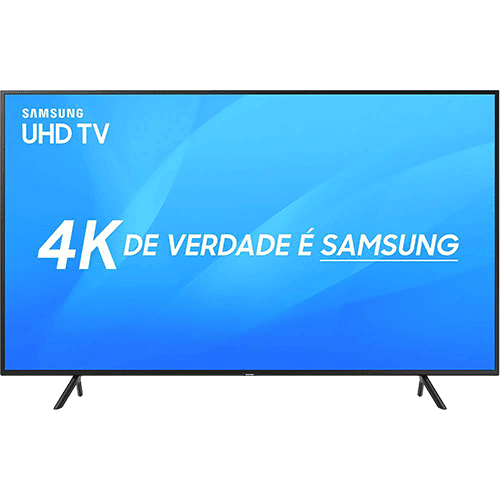 Smart TV LED 55" Samsung Ultra HD 4k 55NU7100 com Conversor Digital 3 HDMI 2 USB Wi-Fi Solução Inteligente de Cabos HDR ...