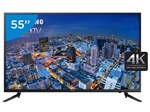 Smart TV LED 55” Samsung 4K/Ultra HD Gamer - UN55JU6000GXZD Conversor Digital Wi-Fi 3 HDMI